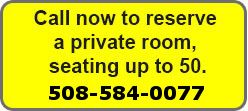 sidebar offer - reserve private room