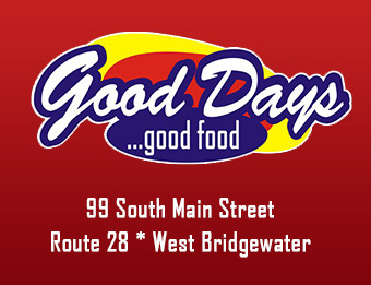 Good Days Restaurant logo with address